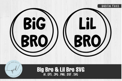 Big Bro &amp; Lil Bro, Sibling SVG