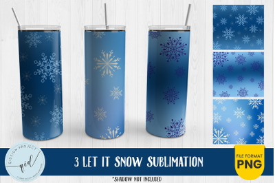 Let It Snow Sublimation | 3 Variations
