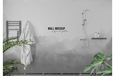 Wall mockup&2C; Wallpaper mockup