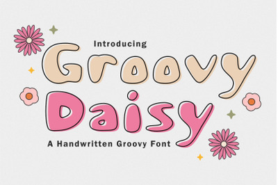 Groovy Daisy - Retro Groovy Font