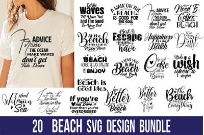 Beach SVG Design Bundle