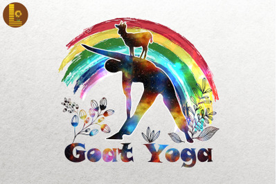 Vintage Goat Yoga Gift For Yoga Lover