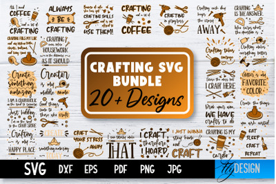 Crafting SVG Bundle | Crafting Design | Crafts SVG v.1