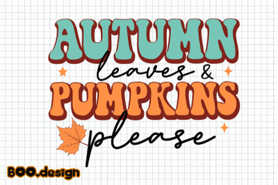 Autumn Leaves And Pumpkins Please Graphics