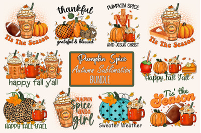 Pumpkin Spice Graphics Bundle