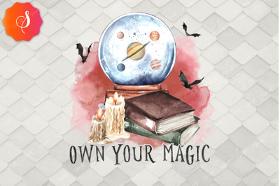 Own Your Magic Witch Halloween Design