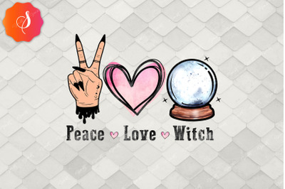 Peace Love Witches Halloween Design