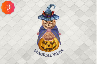 Witch Magical Vibes Halloween Design