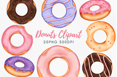 Donuts Clipart Illustration