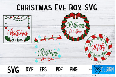 Christmas Eve Box SVG | Xmas SVG | Christmas SVG Design