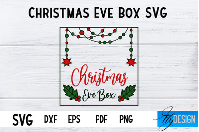 Christmas Eve Box SVG | Xmas SVG | Christmas SVG Design