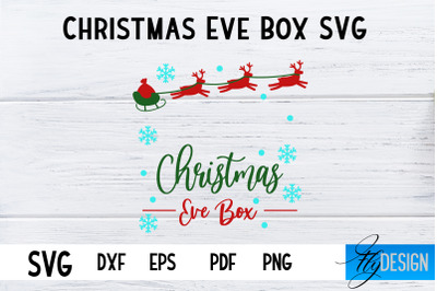 Christmas Eve Box SVG | Xmas SVG | Christmas SVG Design