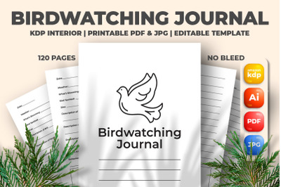 Birdwatching Journal KDP Interior