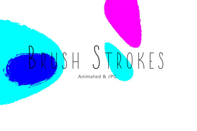 Animated Background &amp; Brush Strokes