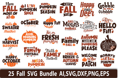 Fall SVG Bundle,Fall svg, Happy fall svg