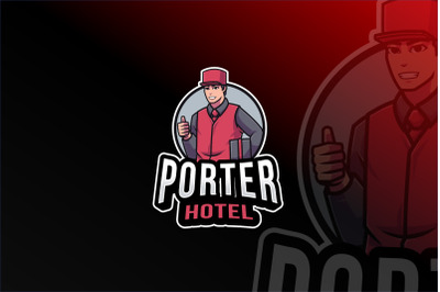 Porter Hotel Logo Template