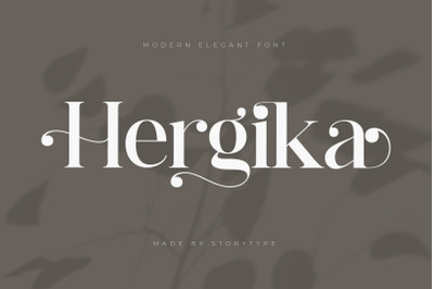 Hergika Typeface