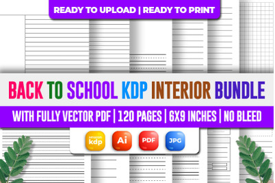 Back To School KDP Interior Bundle