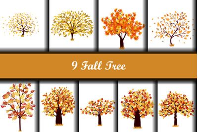 Fall Maple Tree Set