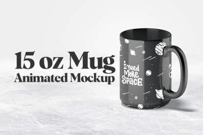 15oz Mug Animated Mockup