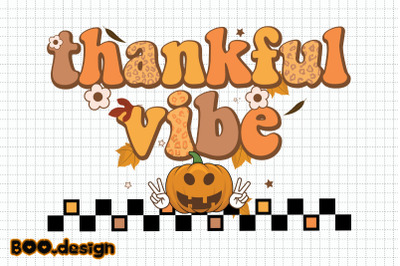 Pumpkin Thankful Vibe Graphics