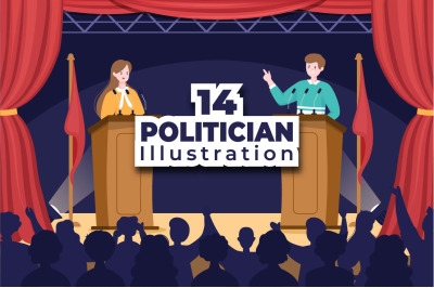 14 Politician or Government Illustration