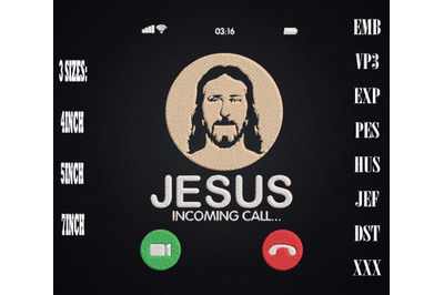 Jesus Is Calling Christian Gift Embroidery&2C; For Jesus Christ Lover