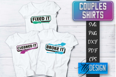 Couples Shirts SVG | Funny Quotes