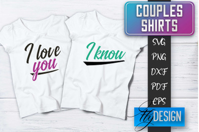 Couples Shirts SVG | Funny Quotes