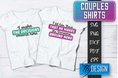 Couples Shirts SVG | Funny Quotes