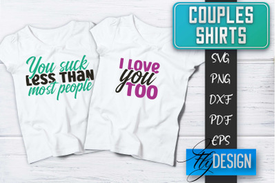 Couples Shirts SVG | Funny Quotes