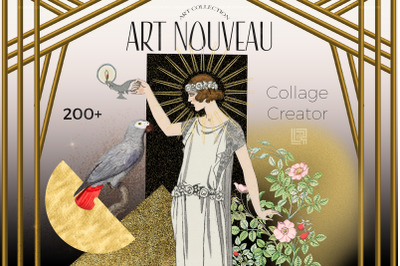 Art Nouveau Collage Creator DIY