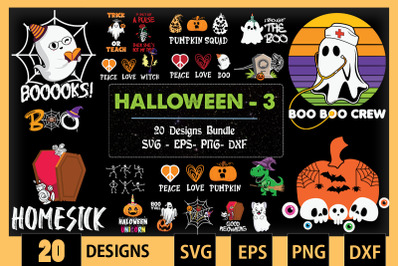 Haloween SVG Bundle 20 designs