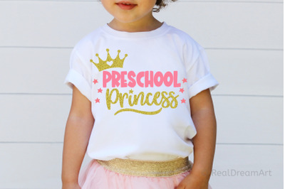 Preschool Princess SVG, DXF, PNG, EPS