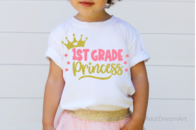 First Grade Princess SVG, DXF, PNG, EPS