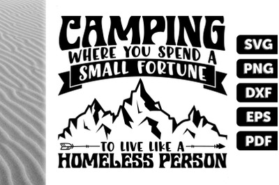 Camping Where You Spend A Small Fortune