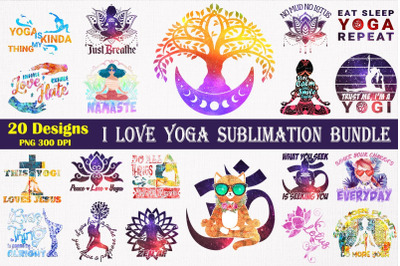 Yoga Lover Sublimation Bundle-220723