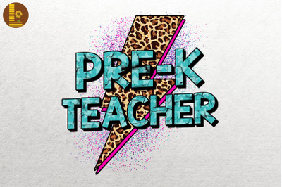 Pre-k Teacher Leopard Lightning