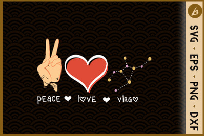 Peace Love Virgo