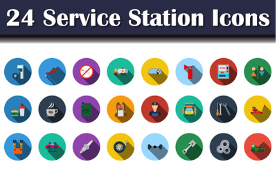 Service Station Icon Set