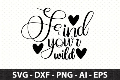 Find your wild svg