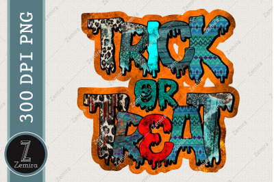 Trick Or Treat Halloween Vibes Design