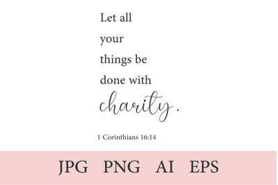 Bible Verse&2C; 1 Christian Quote AI&2C; EPS&2C; JPEG&2C; PNG 300 DPI