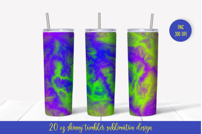 Bright Abstract Tumbler Sublimation Wrap. Tumbler Design