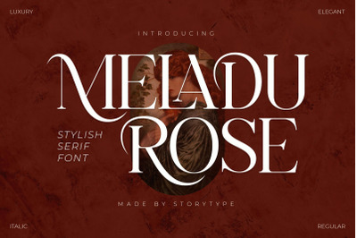 MELADU ROSE Typeface