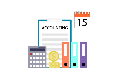 Accounting business concept, calculate financial report, finance repor