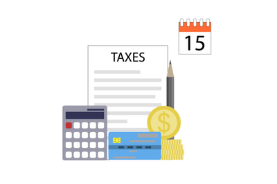 Calculate taxes and annual date payment for business