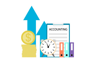 Concept of accounting, money and business document