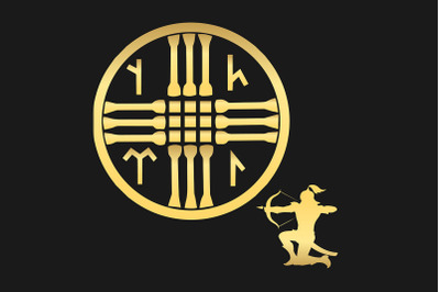 Tengrism Ancient Religion Symbol Emblem