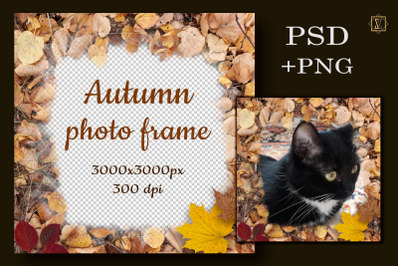 Autumn Photo Frame/Digital Clipart